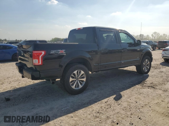 2017 Ford F-150 XL with VIN 1FTEW1EP6HKC43232, listed as a Copart auction lot 50270585 with 162,013 mi miles and Clean Title. Bid and sale history available at carsss.com. Image 3.