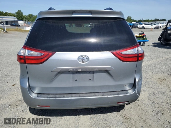 2017 Toyota Sienna XLE Auto Access Seat with VIN 5TDYZ3DC8HS814856, listed as a Copart auction lot 57128545 with 145,490 mi miles and Salvage title. Bid and sale history available at DreamBid. Image 6.