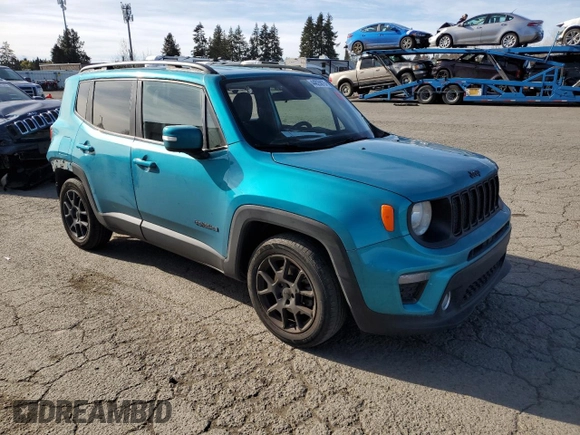 2020 Jeep Renegade Altitude with VIN ZACNJABB0LPL99236, listed as a Copart auction lot 44825675 with 83,809 mi miles and Salvage Title. Bid and sale history available at DreamBid. Image 4.