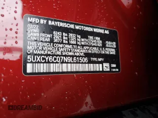 2017 BMW X6 xDrive40i with VIN 5UXCY6C07N9L61506, listed as a Copart auction lot 80825843 with Not Provided miles. Bid and sale history available at carsss.com. Image 13.