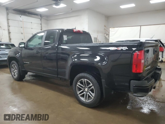 2021 Chevrolet Colorado 4WD Work Truck with VIN 1GCHTBEN1M1146191, listed as a Copart auction lot 71677954 with 67,248 mi miles and Salvage Title. Bid and sale history available at carsss.com. Image 2.