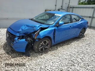 2024 Nissan Sentra SV with VIN 3N1AB8CVXRY302969, listed as a Copart auction lot 61440455 with 27,524 mi miles and Non repairable. Bid and sale history available at DreamBid. Image 1.