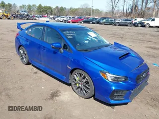 2020 Subaru WRX STI Limited with VIN JF1VA2Y69L9809994, listed as a IAAI auction lot 41930749 with 48,210 mi miles. Bid and sale history available at carsss.com. Image 1.