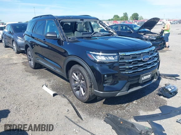 2025 Ford Explorer Active z VIN 1FMUK8DH8SGA47342, wystawiony jako IAAI lot #42074508 z przebiegiem 2 776 mil mil oraz . Historia ofert i sprzedaży dostępna na DreamBid. Obrazek 1.