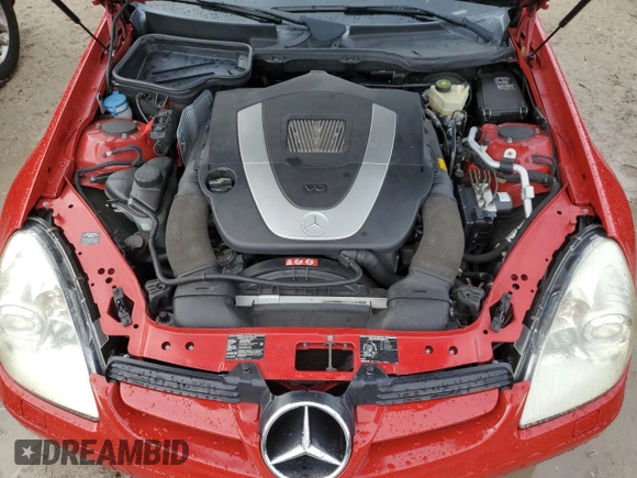 2005 Mercedes-Benz SLK-Class with VIN WDBWK56F25F037759, listed as a Copart auction lot 73994784 with 79,293 mi miles and Non Repairable. Bid and sale history available at carsss.com. Image 11.