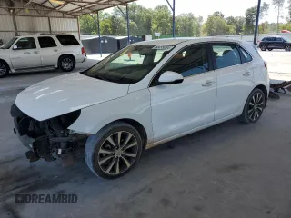 2019 Hyundai Elantra GT with VIN KMHH35LE1KU114689, listed as a Copart auction lot 68495034 with 112,287 mi miles and Salvage Title. Bid and sale history available at carsss.com. Image 1.