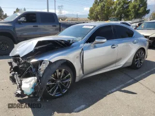 2023 Lexus IS 350 F Sport z VIN JTHGZ1B27P5060331, wystawiony jako Copart lot #55093045 z przebiegiem 29 786 mil mil oraz Szkoda całkowita • Salvage title. Historia ofert i sprzedaży dostępna na DreamBid. Obrazek 1.