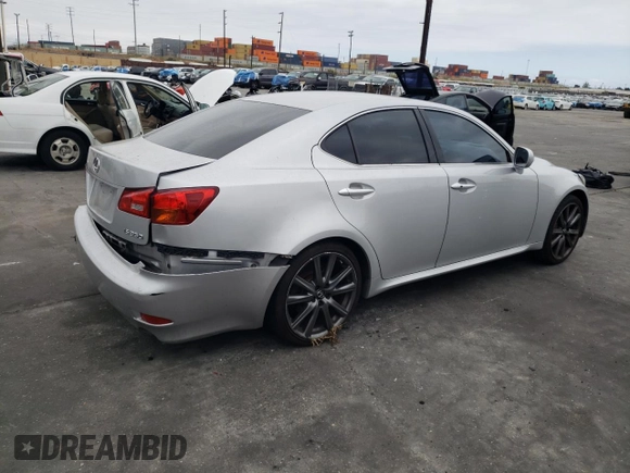 2006 Lexus IS 350 z VIN JTHBE262665011450, wystawiony jako Copart lot #55857015 z przebiegiem 141 735 mil mil oraz Szkoda całkowita • Salvage title. Historia ofert i sprzedaży dostępna na DreamBid. Obrazek 3.