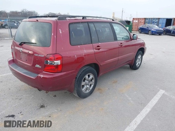 2006 Toyota Highlander z VIN JTEGP21A760091592, wystawiony jako IAAI lot #41068064 z przebiegiem 210 741 mil mil oraz . Historia ofert i sprzedaży dostępna na DreamBid. Obrazek 4.