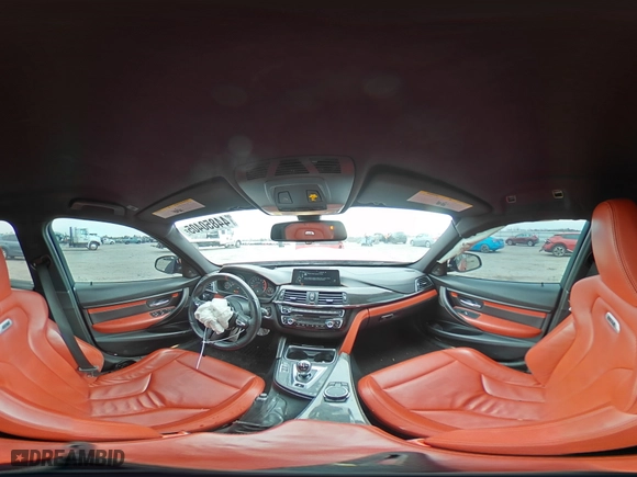 2017 BMW M3 with VIN WBS8M9C54H5G83463, listed as a Copart auction lot 44850405 with 44,512 mi miles and Salvage Title. Bid and sale history available at carsss.com. Image 12.