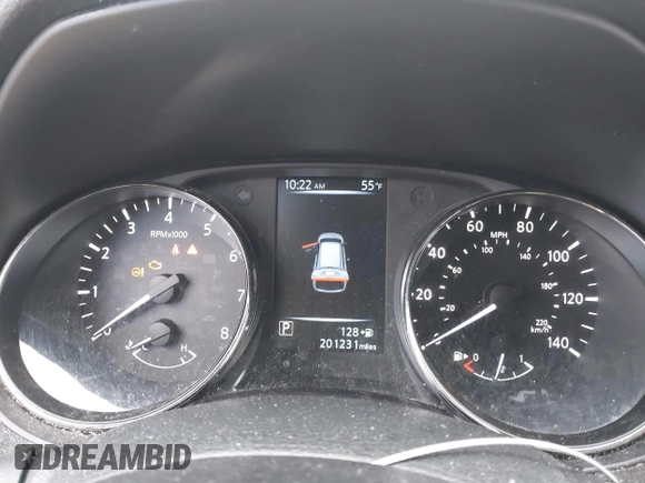 2017 Nissan Rogue SV with VIN KNMAT2MT1HP567364, listed as a IAAI auction lot 41666054 with 201,231 mi miles. Bid and sale history available at carsss.com. Image 7.