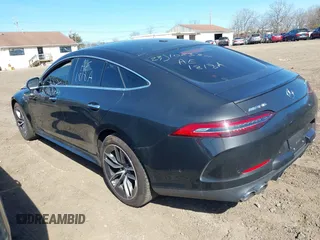 2022 Mercedes-Benz AMG GT with VIN W1K7X5KB7NA048253, listed as a IAAI auction lot 41760621 with 999,999 mi miles. Bid and sale history available at carsss.com. Image 3.