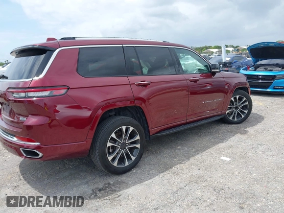 2021 Jeep Grand Cherokee Overland with VIN 1C4RJJDG7M8204108, listed as a IAAI auction lot 42005428 with 68,369 mi miles and . Bid and sale history available at DreamBid. Image 4.