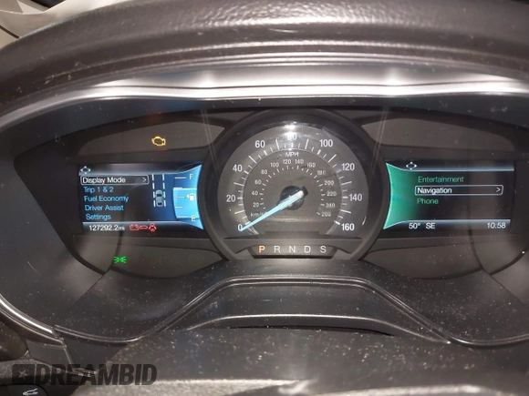 2019 Ford Fusion Titanium with VIN 3FA6P0D92KR153096, listed as a IAAI auction lot 41679393 with 127,292 mi miles and . Bid and sale history available at DreamBid. Image 7.