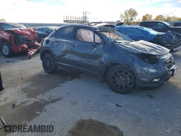 2018 FIAT 500X Urbana Edition with VIN ZFBCFXCB3JP712337, listed as a Copart auction lot 78670584 with 0 mi miles and Salvage Title. Bid and sale history available at carsss.com. Image 4.