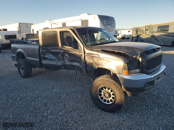 2003 Ford Super Duty F-350 SRW XL with VIN 1FTSW31F83EA75631, listed as a Copart auction lot 81641654 with 0 mi miles and Salvage Title. Bid and sale history available at carsss.com. Image 4.