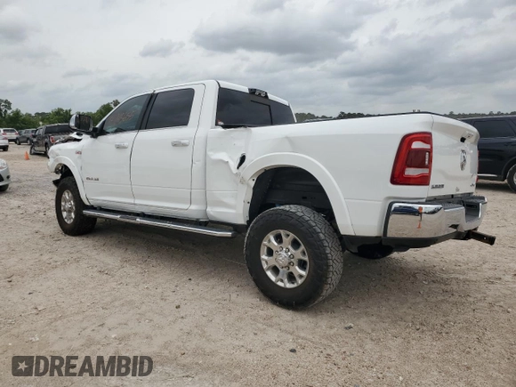 2022 Ram 2500 Laramie with VIN 3C6UR5FJ3NG219405, listed as a Copart auction lot 54243655 with 9,213 mi miles and Salvage Title. Bid and sale history available at carsss.com. Image 2.