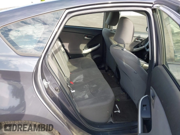 2013 Toyota Prius One with VIN JTDKN3DU7D1714636, listed as a IAAI auction lot 42207541 with 214,977 mi miles and . Bid and sale history available at DreamBid. Image 8.