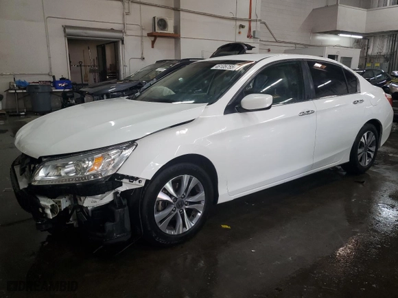 2014 Honda Accord Sedan LX with VIN 1HGCR2F33EA181260, listed as a Copart auction lot 46105755 with 148,541 mi miles and Salvage Title. Bid and sale history available at carsss.com. Image 1.