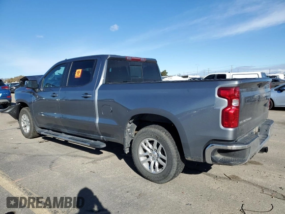 2021 Chevrolet Silverado 1500 LT with VIN 1GCUYDEDXMZ430956, listed as a Copart auction lot 80556744 with 51,493 mi miles and Salvage Title. Bid and sale history available at carsss.com. Image 2.