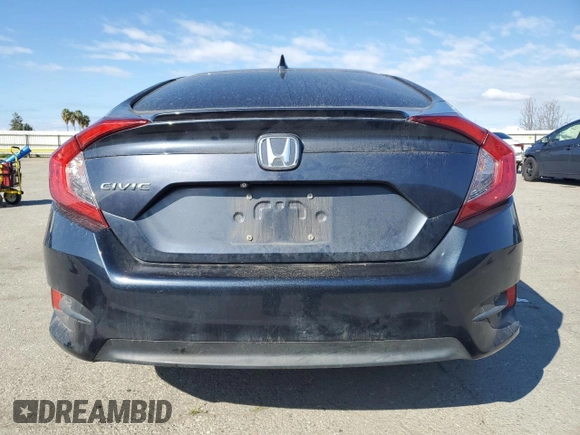 2017 Honda Civic Sedan EX-T with VIN 2HGFC1F39HH655078, listed as a Copart auction lot 48373685 with 101,106 mi miles and Salvage Title. Bid and sale history available at carsss.com. Image 6.
