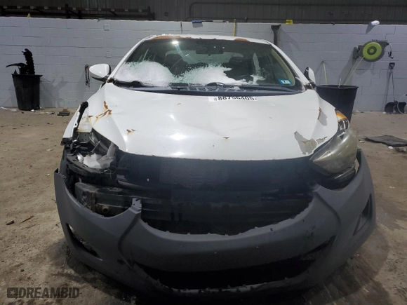 2011 Hyundai Elantra GLS PZEV with VIN 5NPDH4AE4BH040745, listed as a Copart auction lot 88756405 with 0 mi miles and Clean Title. Bid and sale history available at carsss.com. Image 5.
