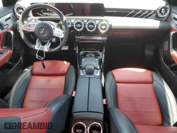 2021 Mercedes-Benz CLA 45 AMG with VIN W1K5J5DB2MN162304, listed as a Copart auction lot 57717765 with 36,101 mi miles and Salvage title. Bid and sale history available at DreamBid. Image 8.