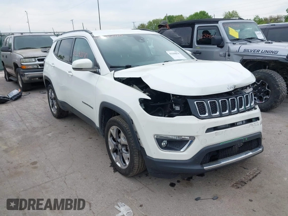 2021 Jeep Compass Limited с VIN 3C4NJDCBXMT515300, выставлен на аукционе IAAI как лот 42290070 с пробегом 110 390 миль миль и . История ставок и продаж доступна на DreamBid. Изображение 1.