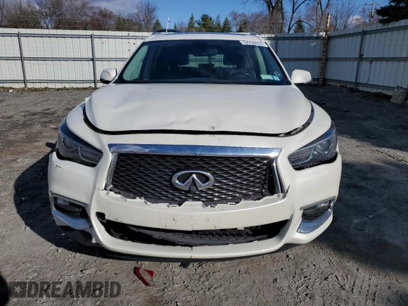 2018 Infiniti QX60 with VIN 5N1DL0MMXJC512432, listed as a Copart auction lot 52238655 with 84,821 mi miles and Salvage Title. Bid and sale history available at DreamBid. Image 5.