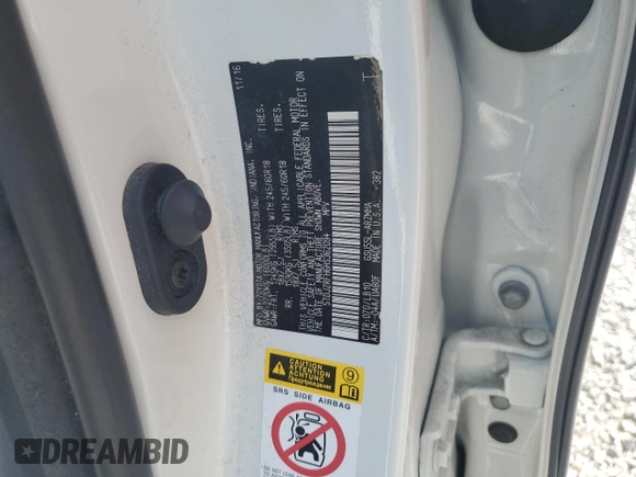 2017 Toyota Highlander XLE z VIN 5TDJZRFH6HS362094, wystawiony jako Copart lot #55086425 z przebiegiem 77 078 mil mil oraz Szkoda całkowita • Salvage title. Historia ofert i sprzedaży dostępna na DreamBid. Obrazek 13.