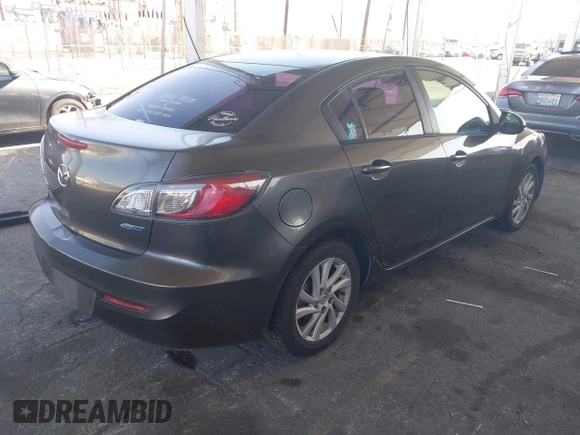 2012 Mazda Mazda3 i Touring with VIN JM1BL1V89C1545584, listed as a IAAI auction lot 41953481 with 190,831 mi miles. Bid and sale history available at carsss.com. Image 4.