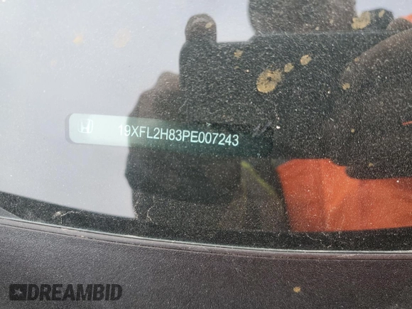 2023 Honda Civic Sport with VIN 19XFL2H83PE007243, listed as a Copart auction lot 47682685 with Not Provided miles and Salvage Title. Bid and sale history available at DreamBid. Image 13.