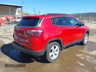 2018 Jeep Compass Latitude with VIN 3C4NJDBB0JT331884, listed as a IAAI auction lot 41737944 with 58,763 mi miles and . Bid and sale history available at DreamBid. Image 4.