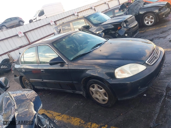 1999 Honda Civic EX with VIN 1HGEJ8644XL037266, listed as a IAAI auction lot 41254910 with 171,509 mi miles. Bid and sale history available at carsss.com. Image 13.