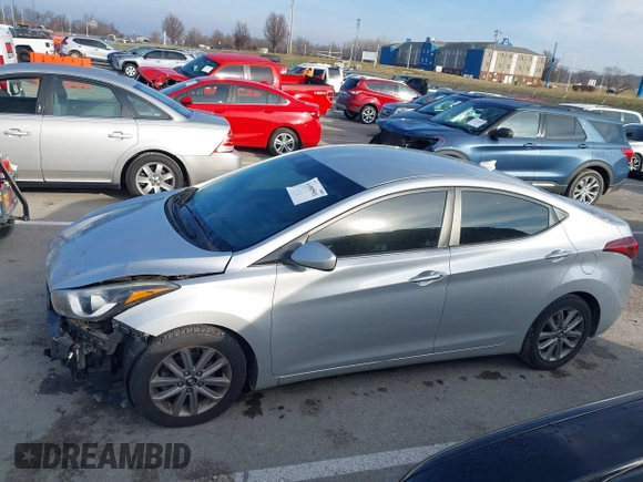 2016 Hyundai Elantra SE with VIN 5NPDH4AE0GH654960, listed as a IAAI auction lot 41089501 with 136,612 mi miles. Bid and sale history available at carsss.com. Image 15.