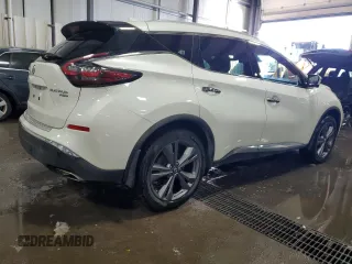 2020 Nissan Murano Platinum with VIN 5N1AZ2DS0LN113886, listed as a Copart auction lot 47242035 with 48,608 mi miles and Salvage title. Bid and sale history available at DreamBid. Image 3.