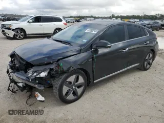 2021 Hyundai Ioniq Limited z VIN KMHC05LC2MU255047, wystawiony jako Copart lot #44165295 z przebiegiem 46 826 mil mil oraz Szkoda całkowita • Salvage title. Historia ofert i sprzedaży dostępna na DreamBid. Obrazek 1.