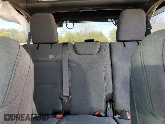2024 Jeep Wrangler Sahara with VIN 1C4PJXEN7RW297948, listed as a Copart auction lot 54656795 with 12,292 mi miles and Salvage title. Bid and sale history available at DreamBid. Image 10.