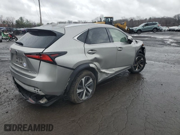 2021 Lexus NX 300 z VIN JTJGARDZ4M2253676, wystawiony jako Copart lot #51236905 z przebiegiem 49 592 mil mil oraz Szkoda całkowita • Salvage title. Historia ofert i sprzedaży dostępna na DreamBid. Obrazek 3.