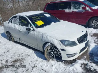 2014 Mercedes-Benz C-Class C 300 Sport with VIN WDDGF8AB8EA952599, listed as a IAAI auction lot 41592549 with 126,903 mi miles. Bid and sale history available at carsss.com. Image 1.