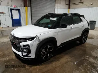 2021 Chevrolet TrailBlazer RS with VIN KL79MUSL4MB059036, listed as a Copart auction lot 43466325 with 30,764 mi miles and Salvage Title. Bid and sale history available at carsss.com. Image 1.
