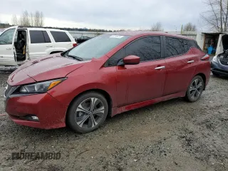 2022 Nissan LEAF SV with VIN 1N4AZ1CV0NC559261, listed as a Copart auction lot 85748074 with 30,348 mi miles and Salvage Title. Bid and sale history available at DreamBid. Image 1.