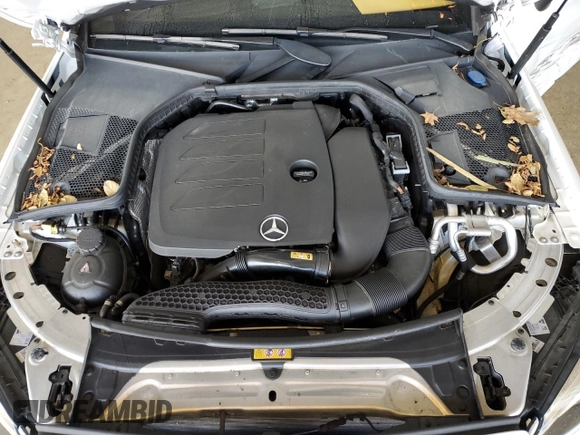 2020 Mercedes-Benz C 300 with VIN W1KWJ8DB2LF985202, listed as a Copart auction lot 53155975 with 48,895 mi miles and Salvage Title. Bid and sale history available at DreamBid. Image 11.