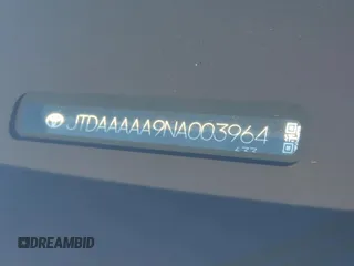 2022 Toyota Mirai XLE with VIN JTDAAAAA9NA003964, listed as a Copart auction lot 59623745 with 36,994 mi miles and Salvage title. Bid and sale history available at DreamBid. Image 10.