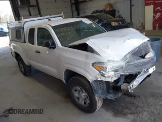 2020 Toyota Tacoma SR with VIN 5TFRX5GN1LX177797, listed as a IAAI auction lot 41882427 with 107,787 mi miles and . Bid and sale history available at DreamBid. Image 1.