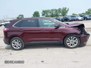 2019 Ford Edge Titanium with VIN 2FMPK4K96KBB20247, listed as a IAAI auction lot 42450212 with 121,756 mi miles and . Bid and sale history available at DreamBid. Image 13.
