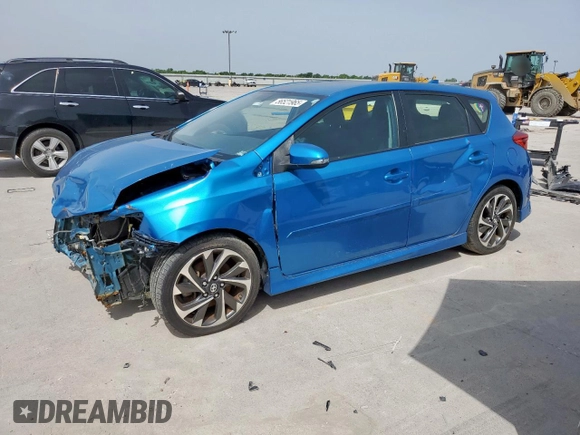 2016 Scion iM z VIN JTNKARJE6GJ508588, wystawiony jako Copart lot #56521965 z przebiegiem 81 800 mil mil oraz Szkody całkowita. Historia ofert i sprzedaży dostępna na DreamBid. Obrazek 1.