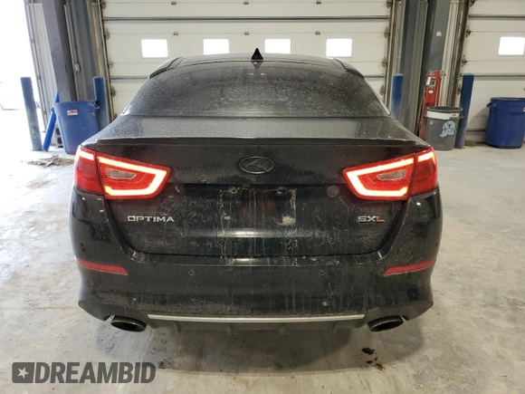 2014 Kia Optima SXL Turbo with VIN 5XXGR4A66EG330228, listed as a Copart auction lot 47608675 with 84,117 mi miles and Salvage Title. Bid and sale history available at DreamBid. Image 6.