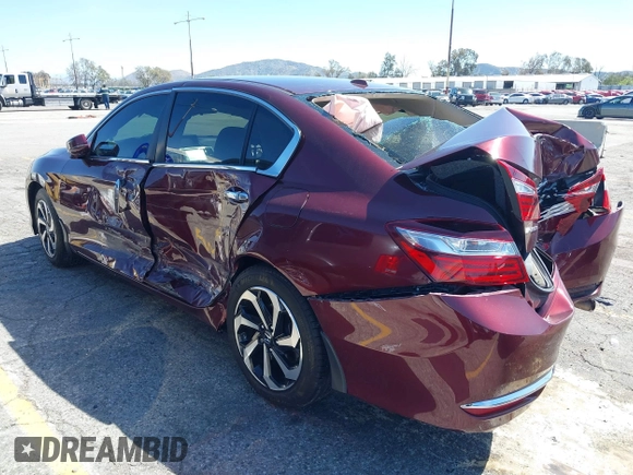 2016 Honda Accord Sedan EX with VIN 1HGCR2F77GA101514, listed as a IAAI auction lot 41819132 with 82,403 mi miles. Bid and sale history available at carsss.com. Image 3.