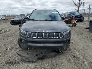 2022 Jeep Compass Limited with VIN 3C4NJDCB0NT105364, listed as a Copart auction lot 51737105 with 69,208 mi miles and Salvage title. Bid and sale history available at DreamBid. Image 5.